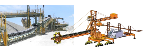Stacker Reclaimer and Conveyor